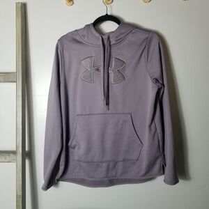 UNDER ARMOUR SOFT PURPLE LOOSE HOODIE SIZE LARGE